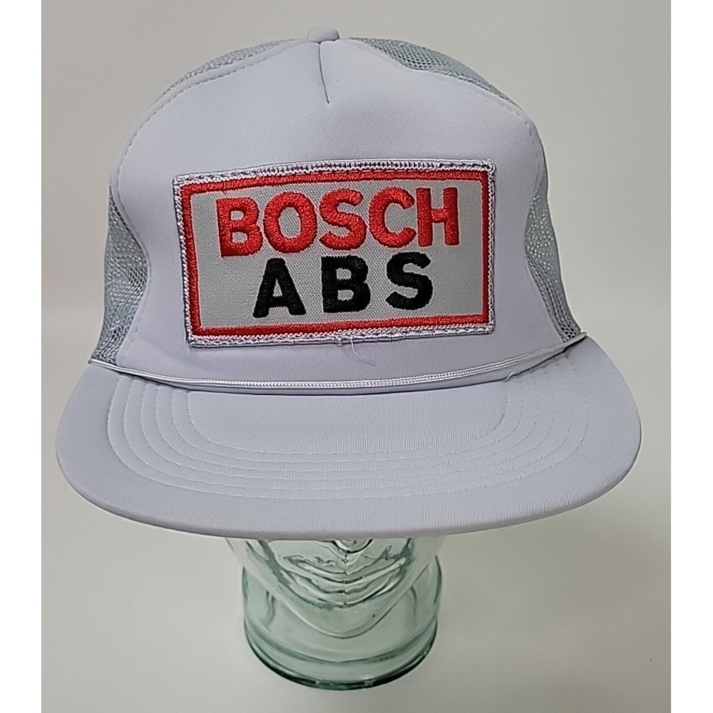Vintage Bosch‎ ABS Gray Snapback Trucker Hat